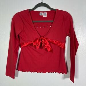 Miss Attitude, Girls Long Sleeve Shirt. Size M(10/12). In good used condition!